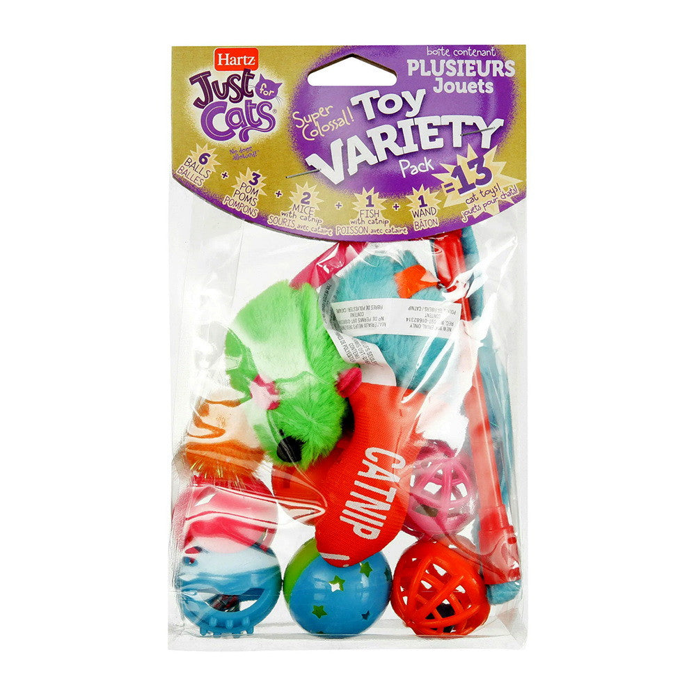 Hartz Just For Cats Cat Toy Variety Pack, 13 Ea